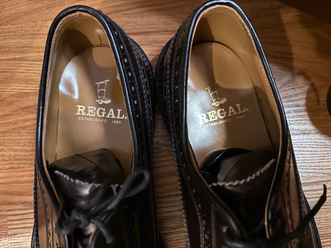 ★★ REGAL ダークブラウン　ウィングチップ ビジネス　超美品　★★