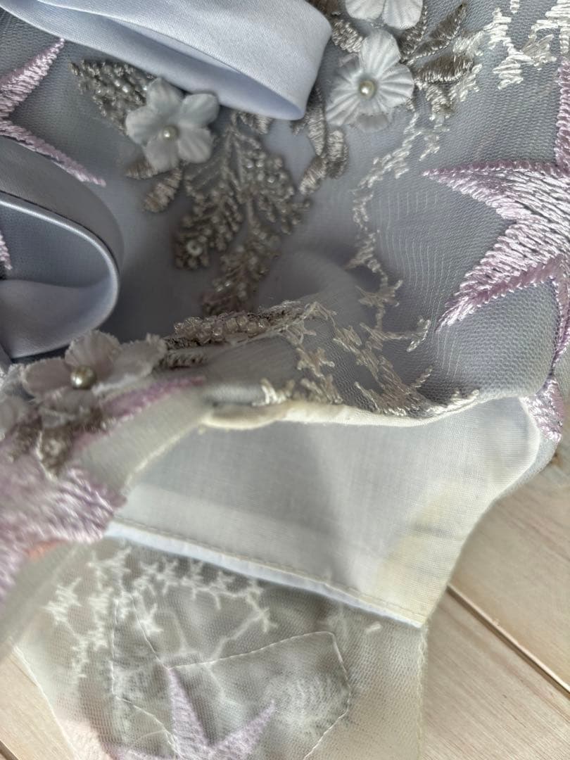 ロングドレス　グレー　140