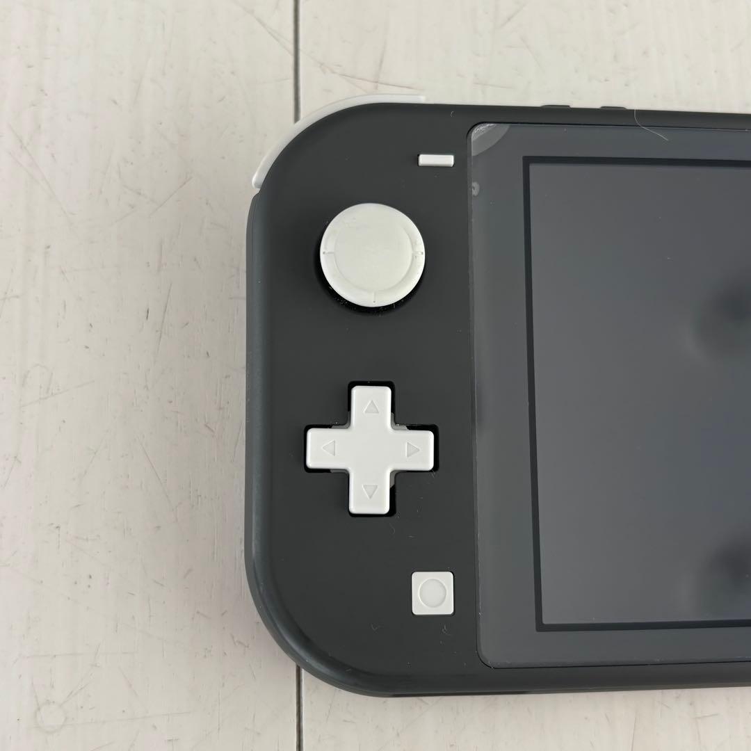 美品★Nintendo Switch Lite 本体 グレー充電器、本体ケース付