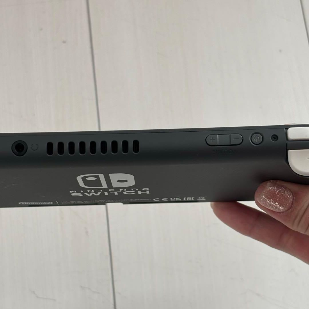 美品★Nintendo Switch Lite 本体 グレー充電器、本体ケース付
