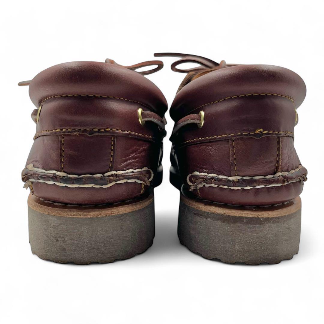 【美品】 ティンバーランド スリーアイ 27cm ヴァーガンディ デッキシューズ