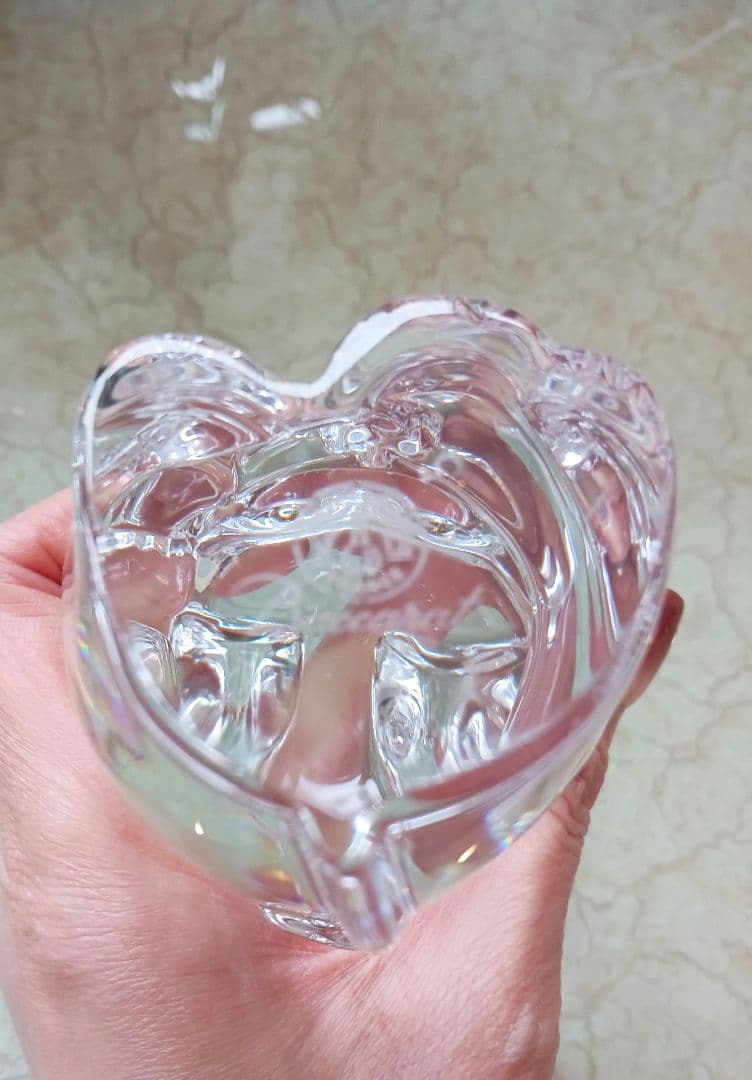 バカラ　Baccarat　招き猫　ゴールド　クリア　置き物　格安　開店祝