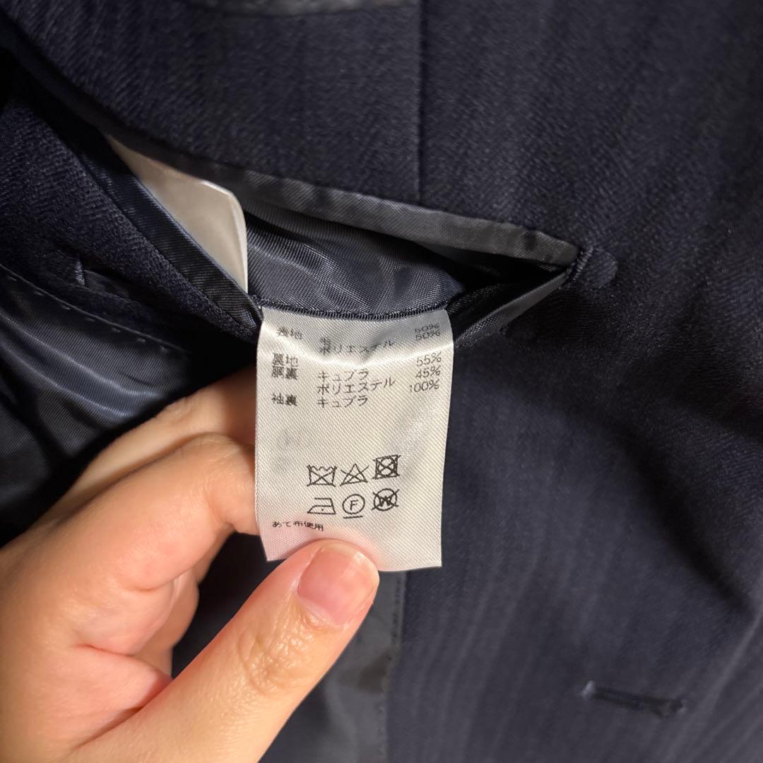 紺ストライプ　REGAL 2タック　ビジネススーツ