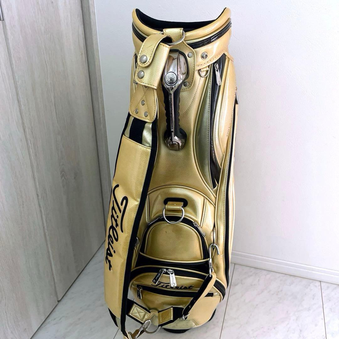 希少　正規品　良品　タイトリスト　メダリオン　3点式　キャディバッグ　ツアー