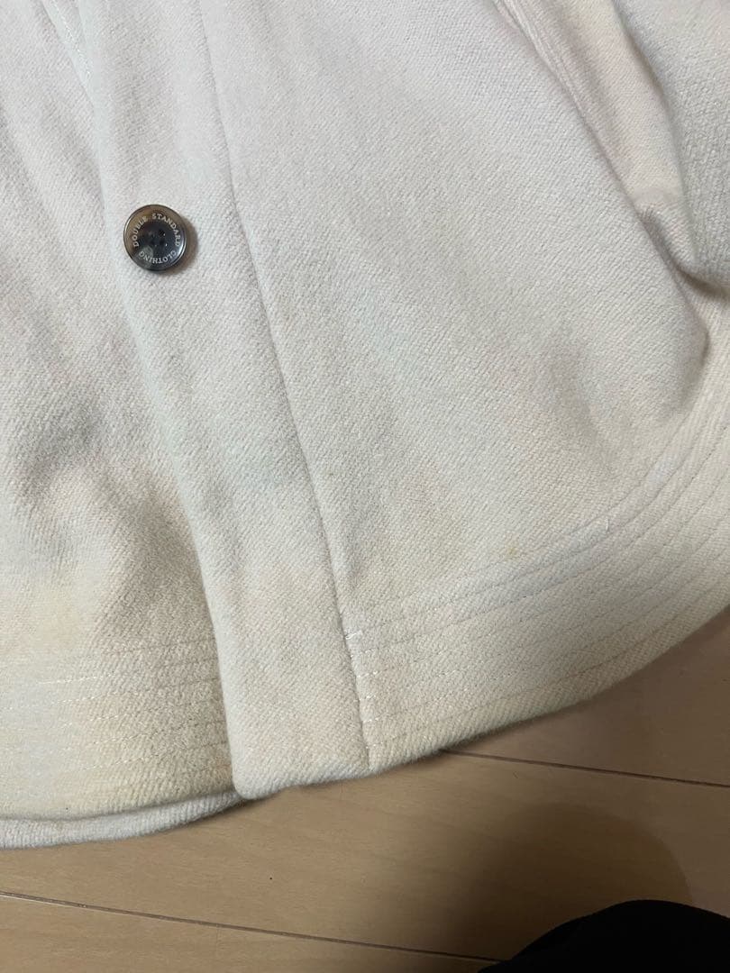 Sov❶アイボリー ❷ベージュ ファー付き ポンチョコート、2着