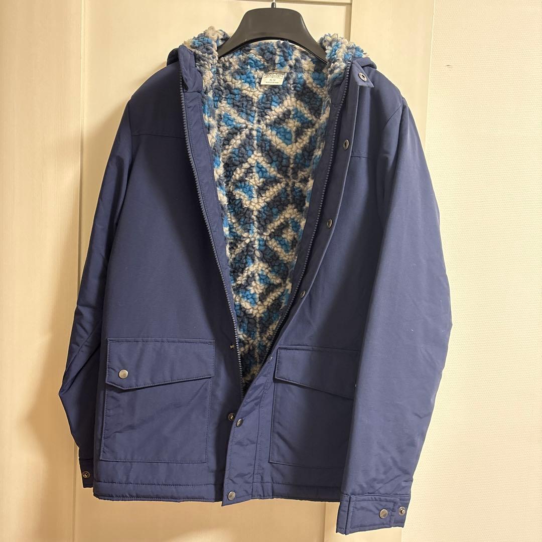 patagonia フード付きジャケット XL 14 ネイビー