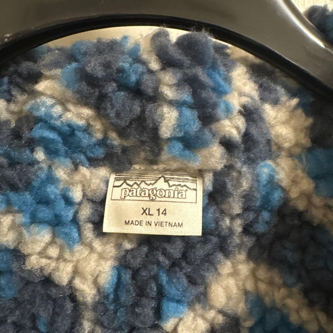 patagonia フード付きジャケット XL 14 ネイビー