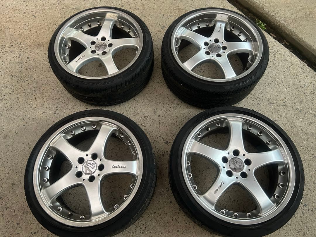 ☆希少 カールソン 1/5 5本スポーク 19インチ☆