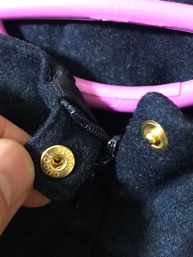 人気商品、GUCCI、ダークネイビー ワンピース 6サイズ