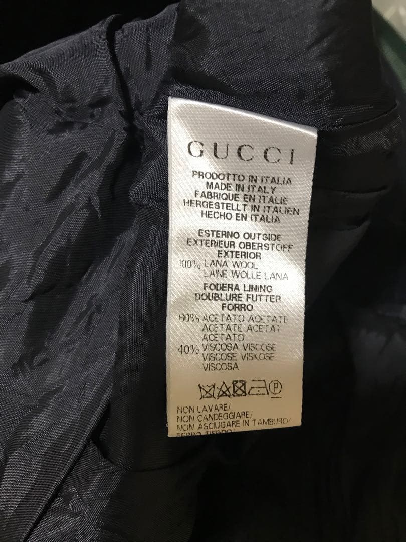 人気商品、GUCCI、ダークネイビー ワンピース 6サイズ