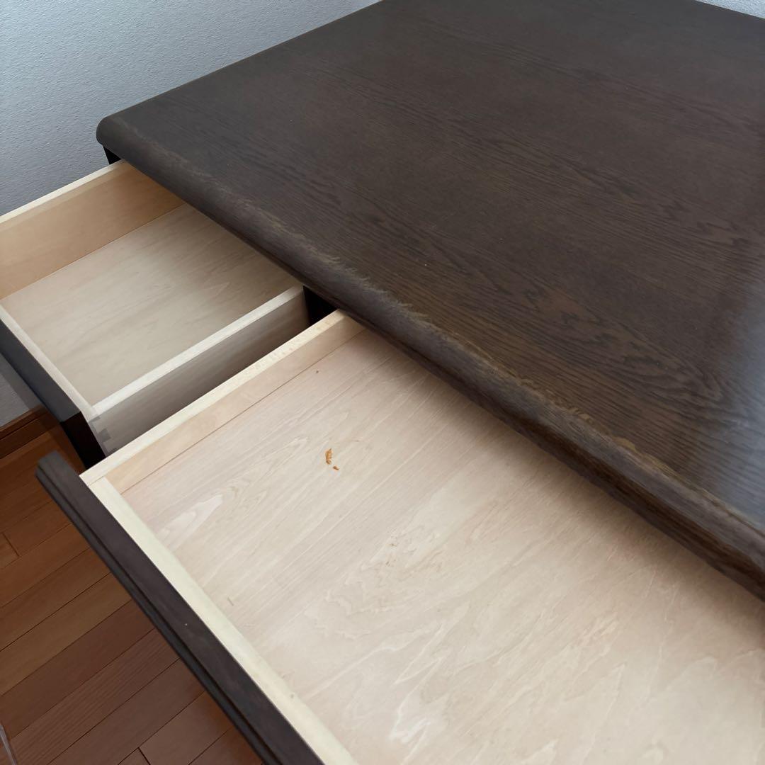 カリモク karimoku コロニアル 両袖机 学習机 書斎机　アンティーク