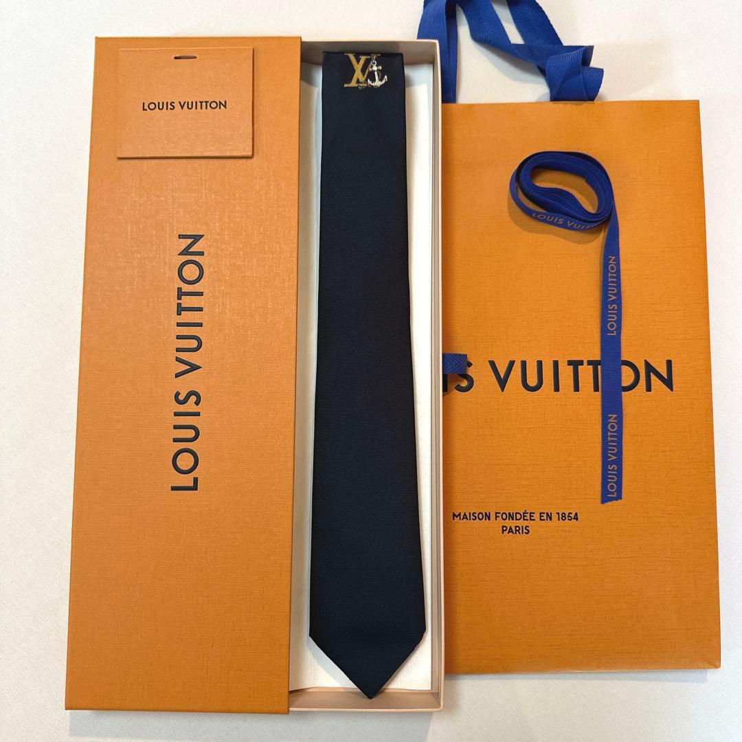 ルイ ヴィトン ネクタイ・LV アンカー 新品 未使用