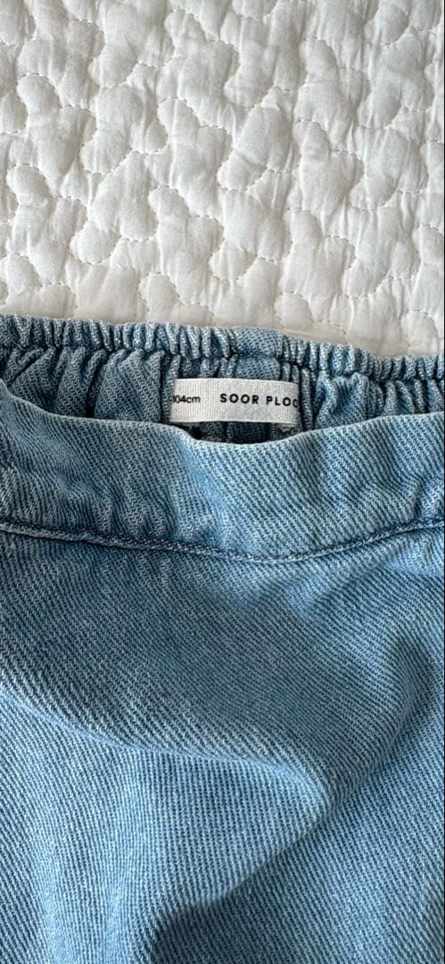 スカート soorploom olive scort denim light wash