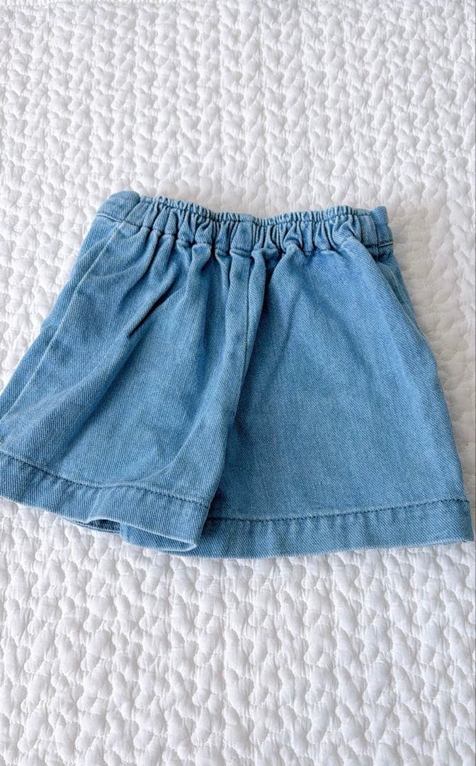 スカート soorploom olive scort denim light wash