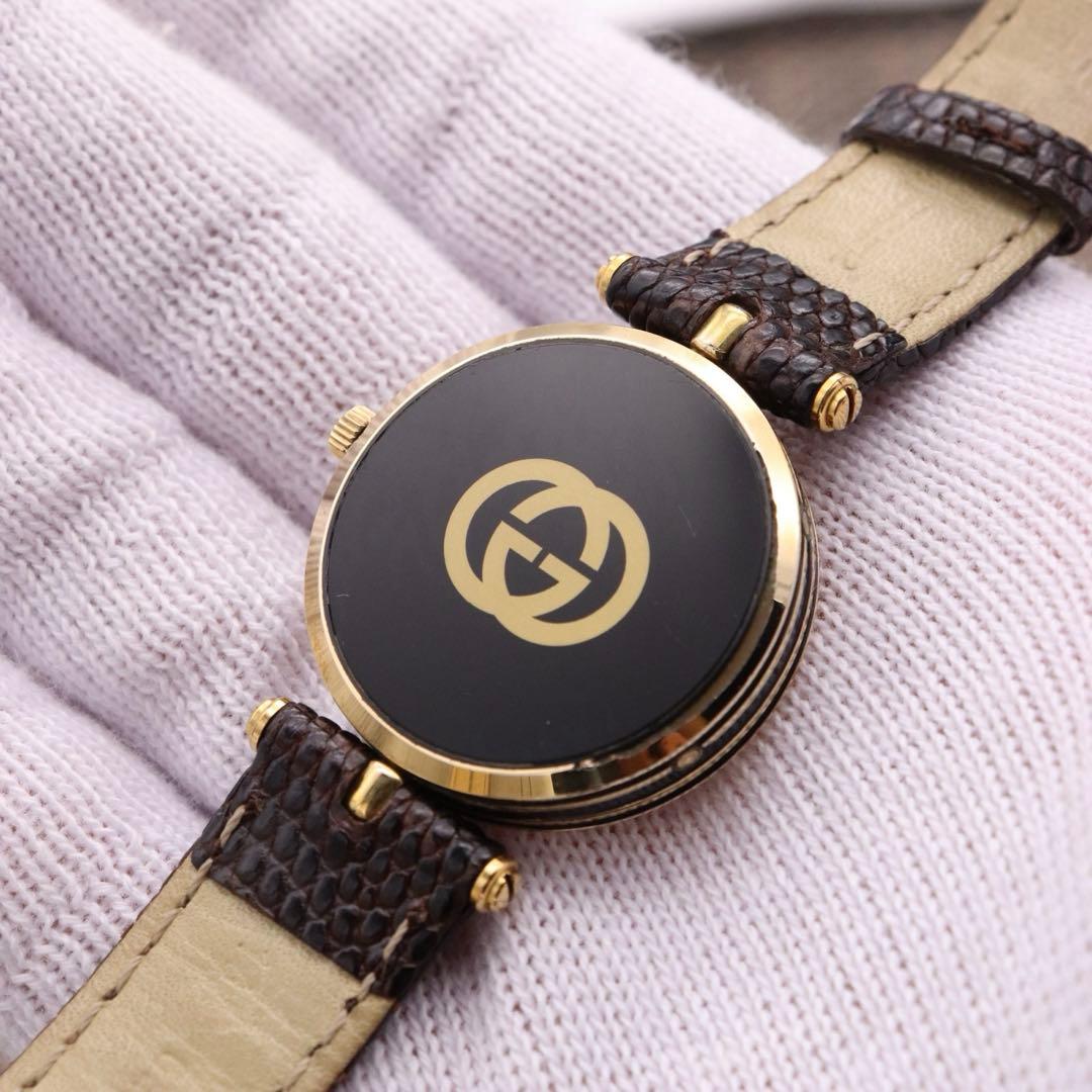 正規品【新品電池】GUCCI ムーンフェイズ/トリプルカレンダー 動作品 希少