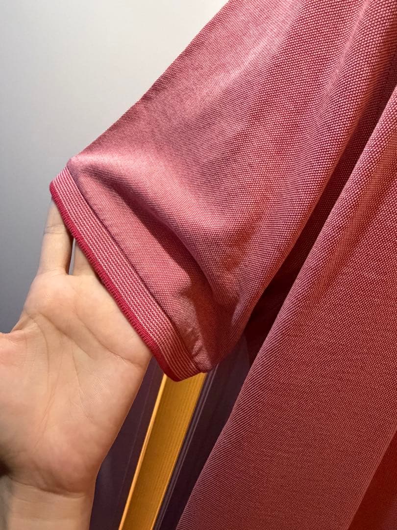 ロロピアーナ　Loro Piana メンズ　XL 赤　超美品　ポロシャツ　半袖