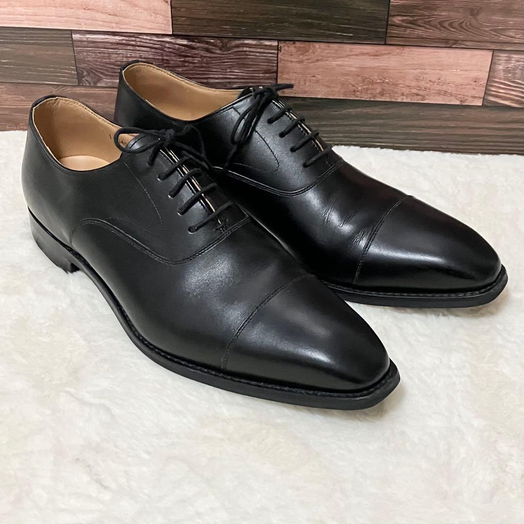 極美品 SCOTCH GRAIN ビジネス シューズ 革 靴 27.0 黒