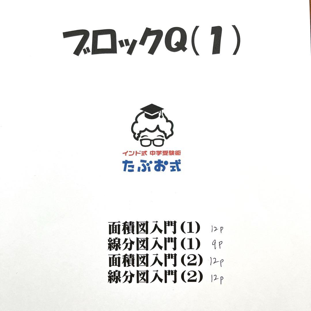 【解答あり】たぶお式プリント　ブロックP＋P補AB＋Qセット、Kセット