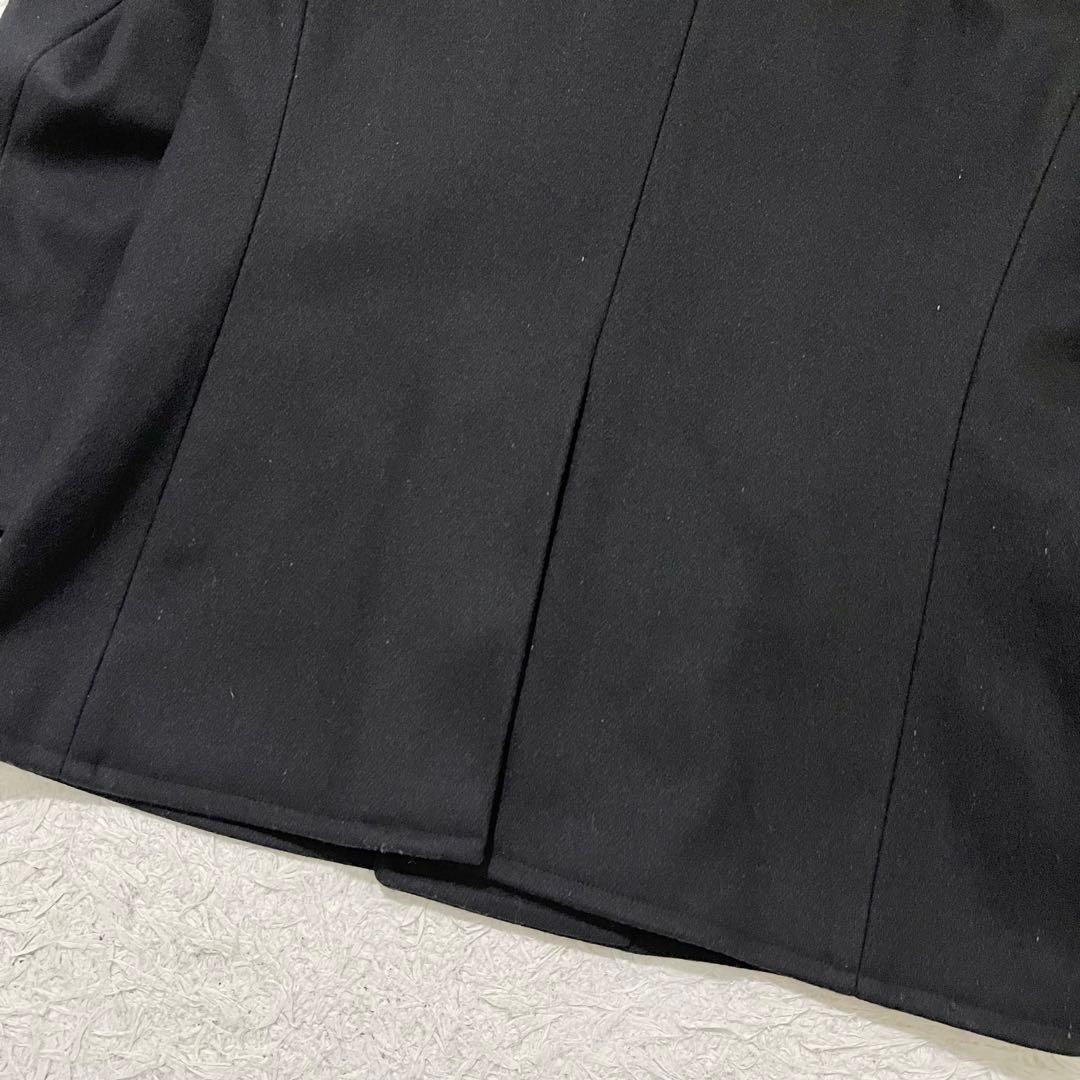 ✨美品✨ポロバイラルフローレン　ピーコート　ウールコート　ダブル　肉厚　黒　Ｌ