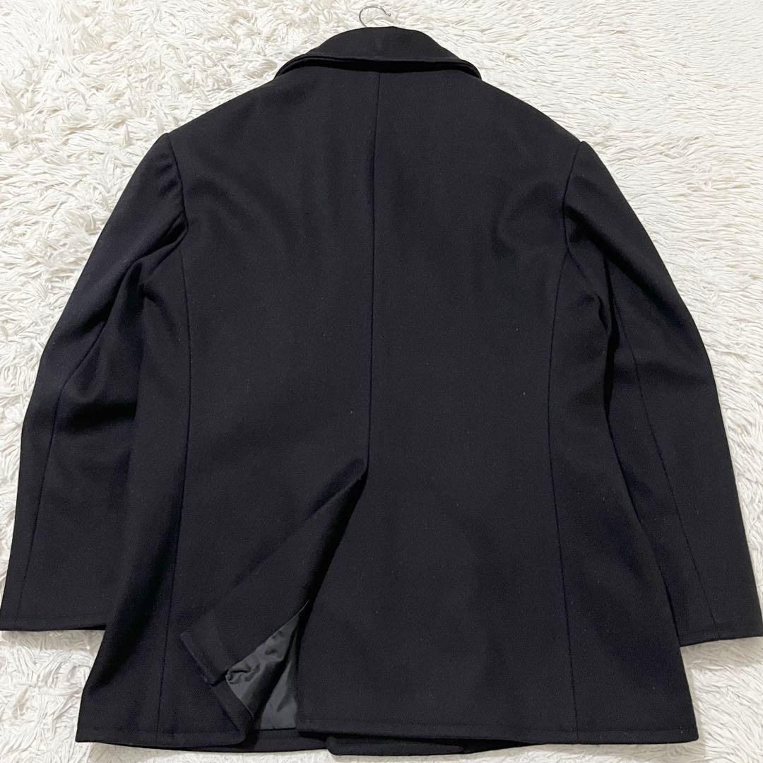 ✨美品✨ポロバイラルフローレン　ピーコート　ウールコート　ダブル　肉厚　黒　Ｌ