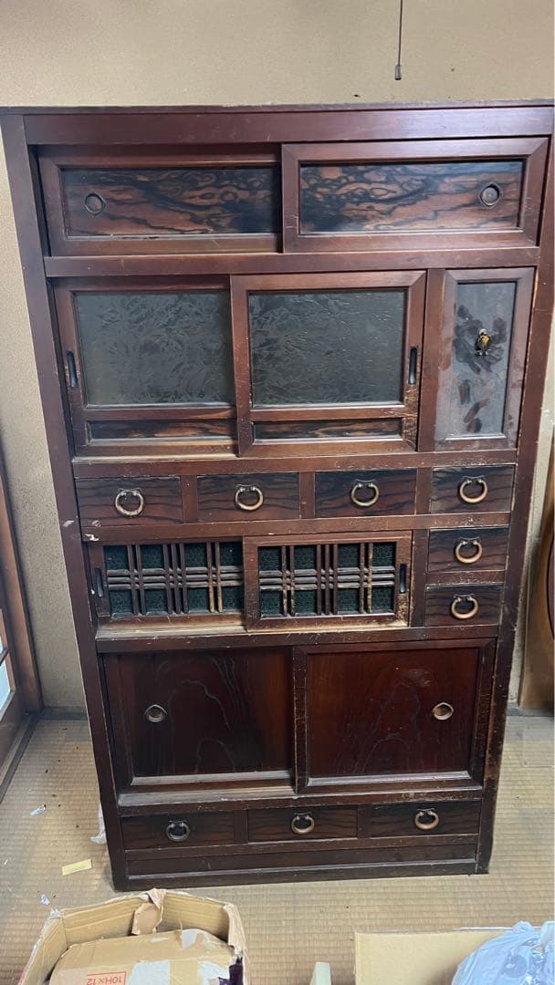 K*ク様 【引き取り限定2】 アンティーク 箪笥 明治大正昭和？ 古い水屋 京町