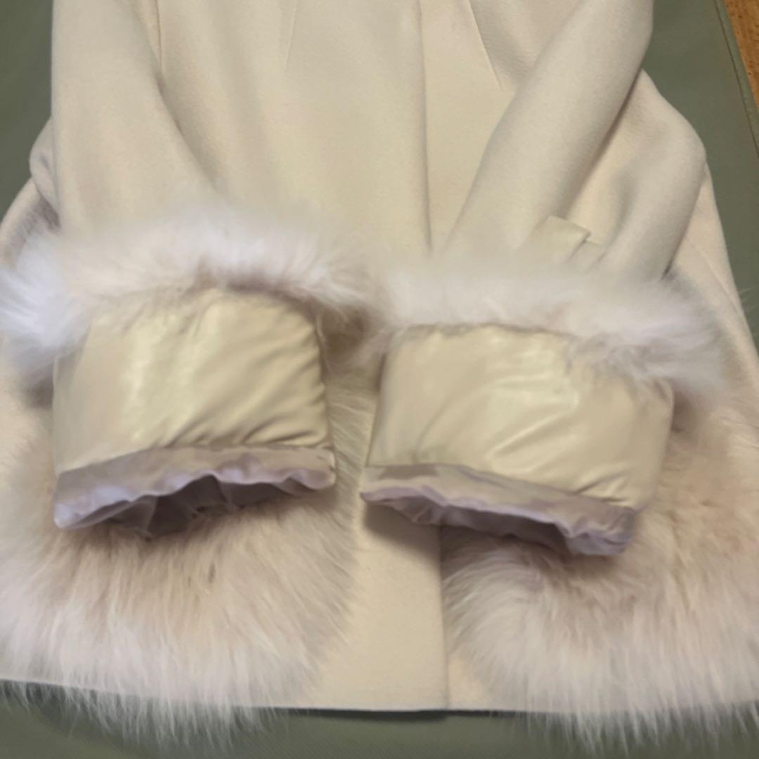 【新品・タグ付】FENNEL フェンネル リボン袖ファーアクセントショートコート