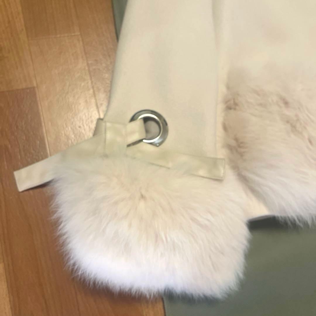 【新品・タグ付】FENNEL フェンネル リボン袖ファーアクセントショートコート