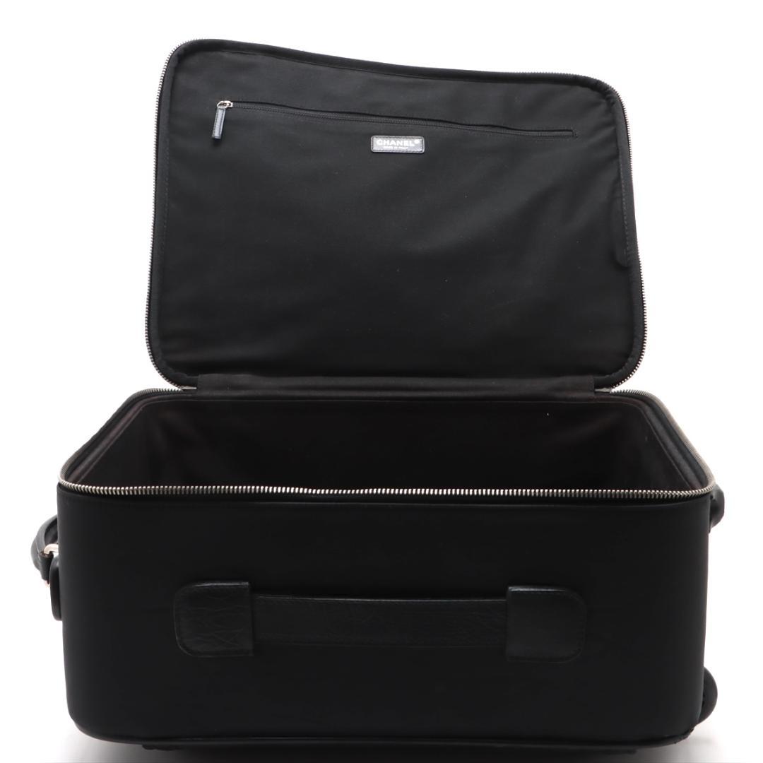 CHANEL 1292 キャリーバッグ マトラッセ ココマーク ブラック