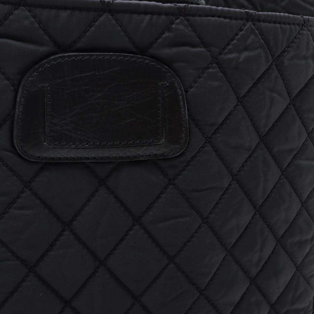 CHANEL 1292 キャリーバッグ マトラッセ ココマーク ブラック