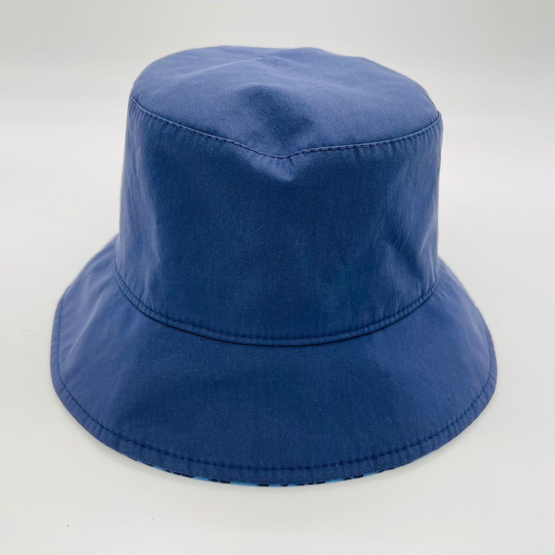 ディオール ボブハット オブリーク バケットハット ブルー　ネイビー コットン
