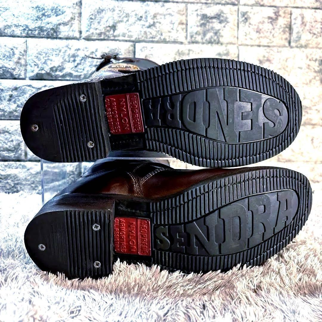 美品❣️SENDRA センドラ モーターサイクルブーツ エンジニア スチールトゥ