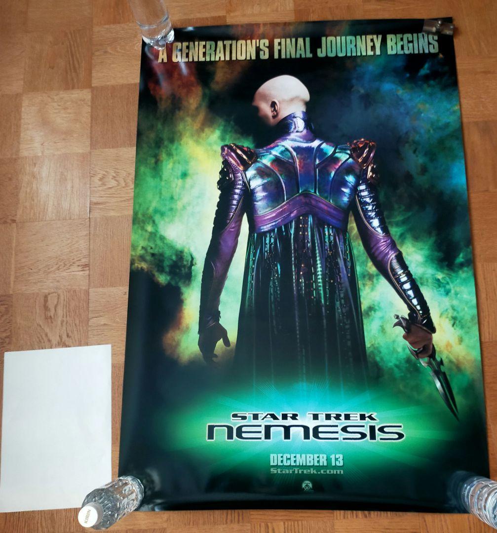値下☆断捨離☆激レア☆スタートレック☆ネメシス☆特殊反転両面印刷☆ポスター