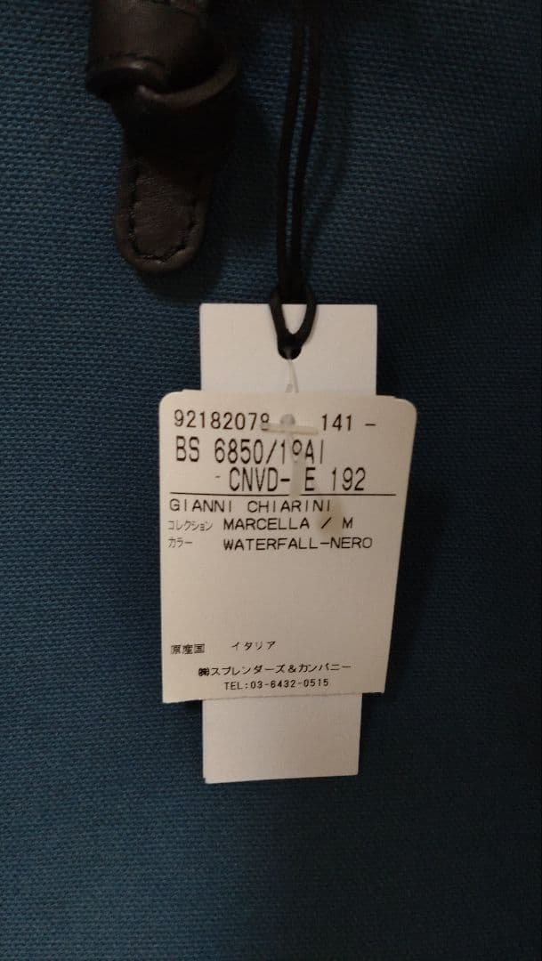 GIANNI CHIARINI マルチェッラ　Mサイズ　キャンバス　バッグ