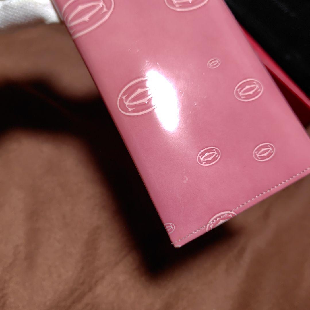 カルティエ Cartier ピンク 長財布　ハッピーバースデー