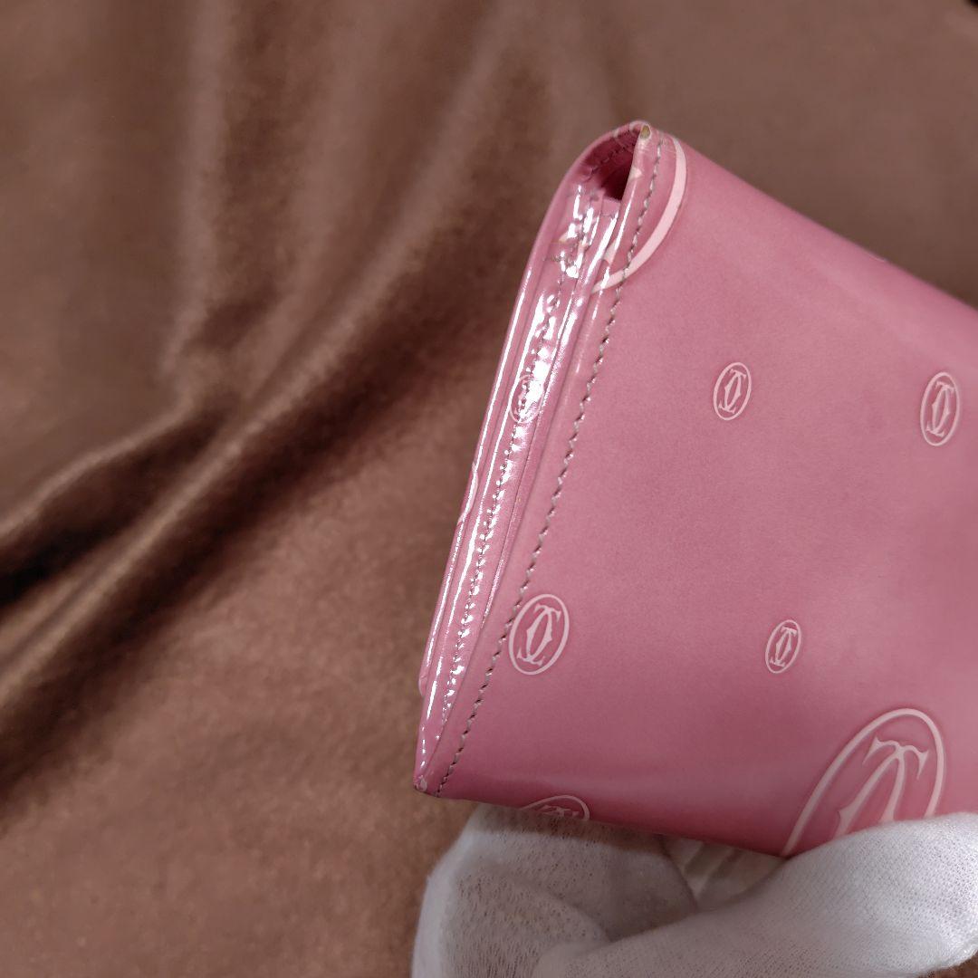カルティエ Cartier ピンク 長財布　ハッピーバースデー