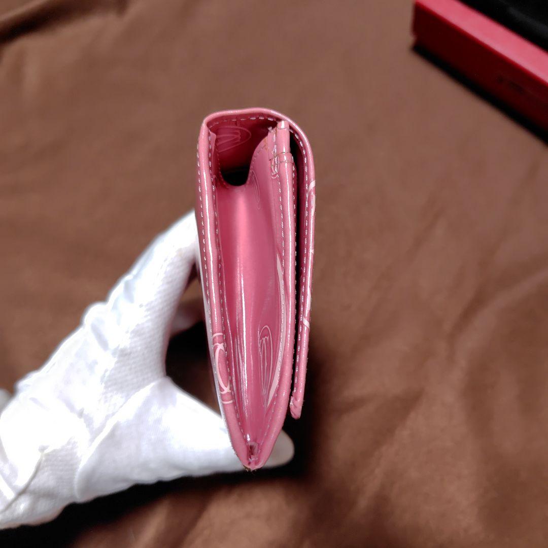 カルティエ Cartier ピンク 長財布　ハッピーバースデー