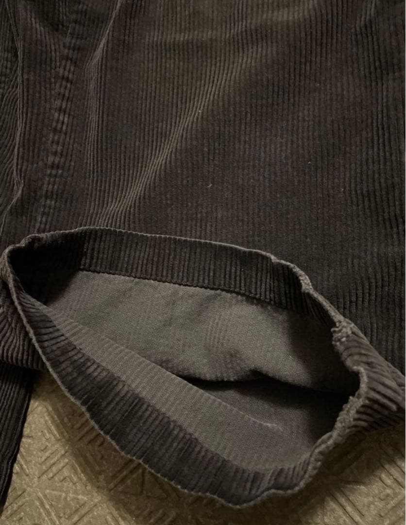 レア80s 90s USA製 ラルフローレン 黒 コーデュロイ トラウザー