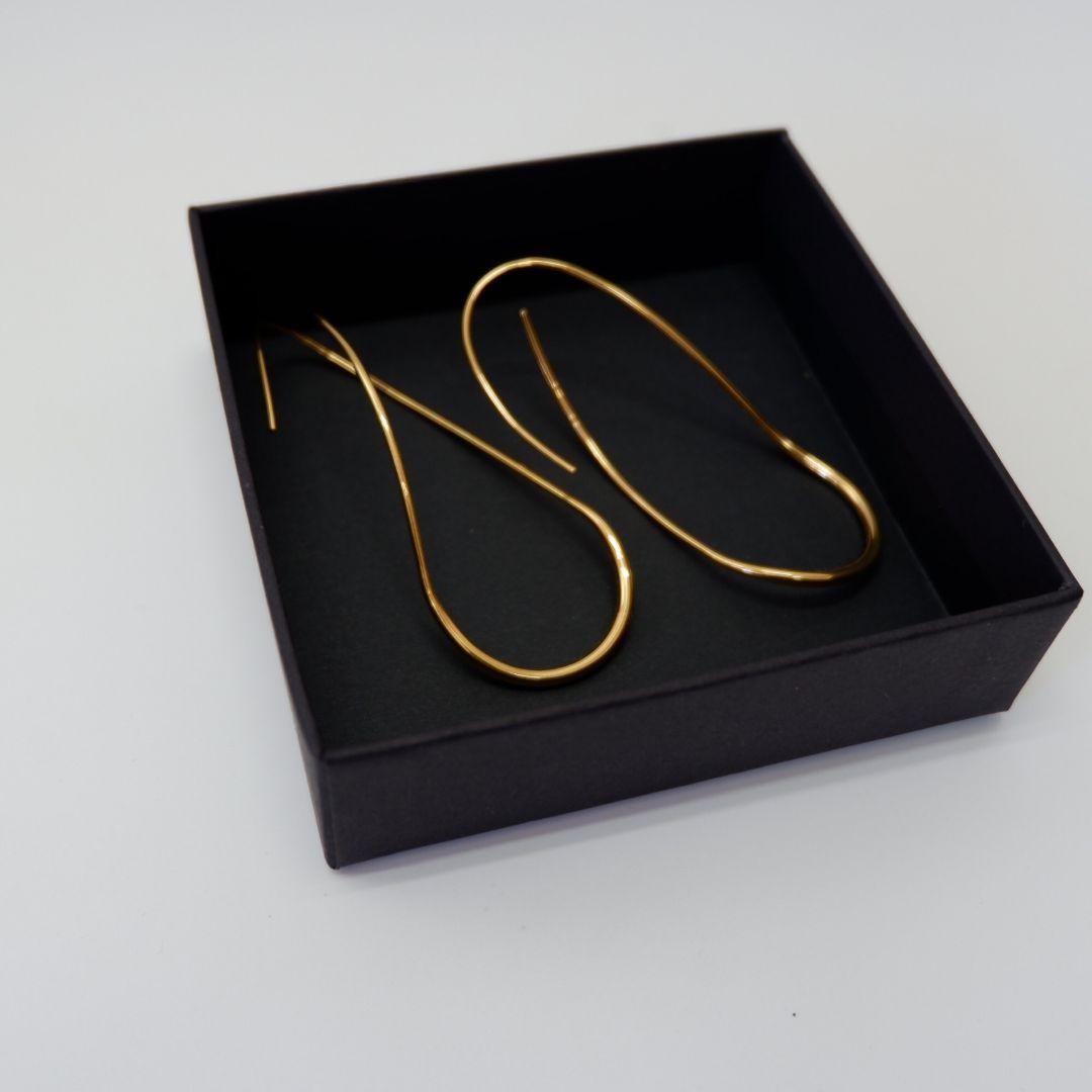 BAR Jewellery DRIFT ドロップピアス　ゴールド　ドリフトピアス