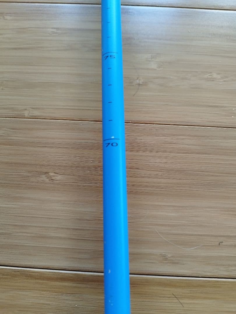 ELAN スキー板 130cm、ストック付