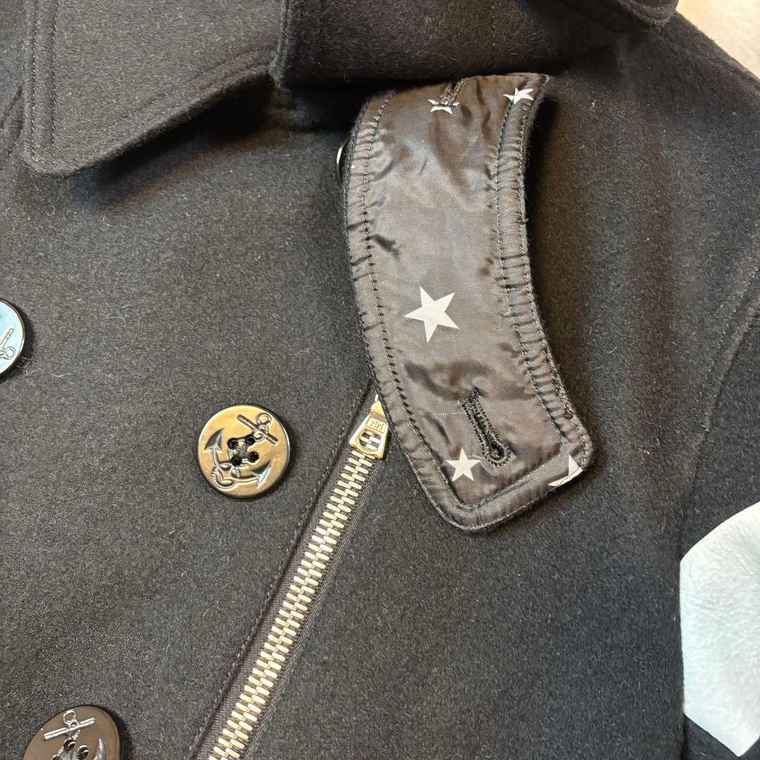 【美品】 uniform experiment ピーコート サイズ1 ブラック