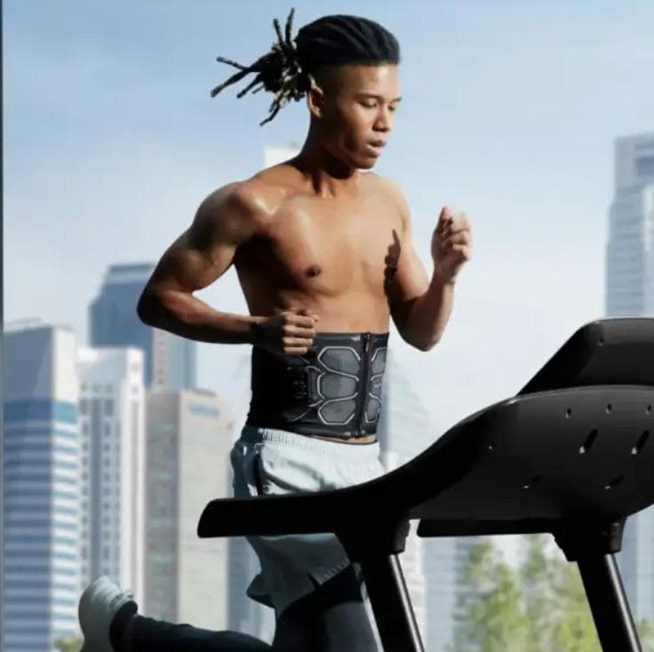 希少カラー【新品】シックスパッド パワースーツコアベルト EMS ピンク L