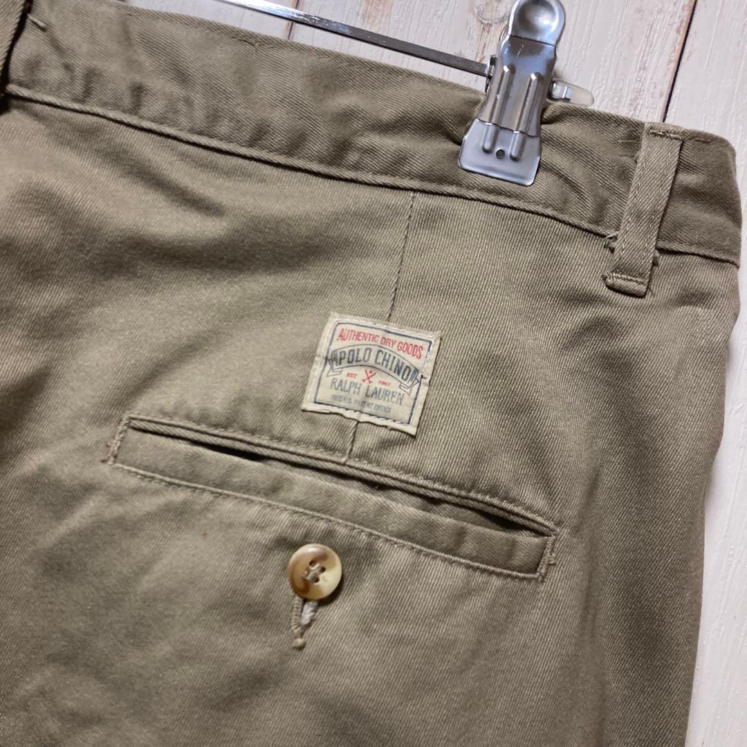 ザ*カ様 Ralph Lauren ラルフローレン　ポロチノ　USA製 2タック