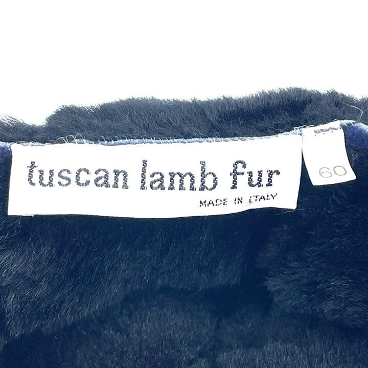 新品未使用　本革ムートン帽/トスカンラム