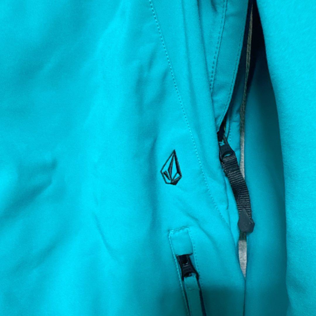 VOLCOM ボルコム【L】ターコイズ スノーボードウェア レディース 裏起毛