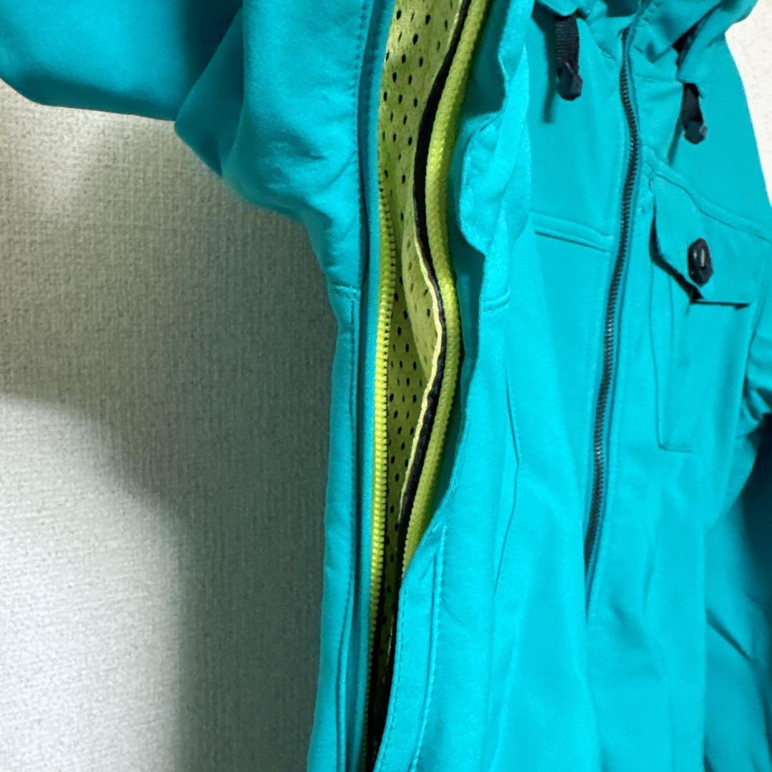 VOLCOM ボルコム【L】ターコイズ スノーボードウェア レディース 裏起毛