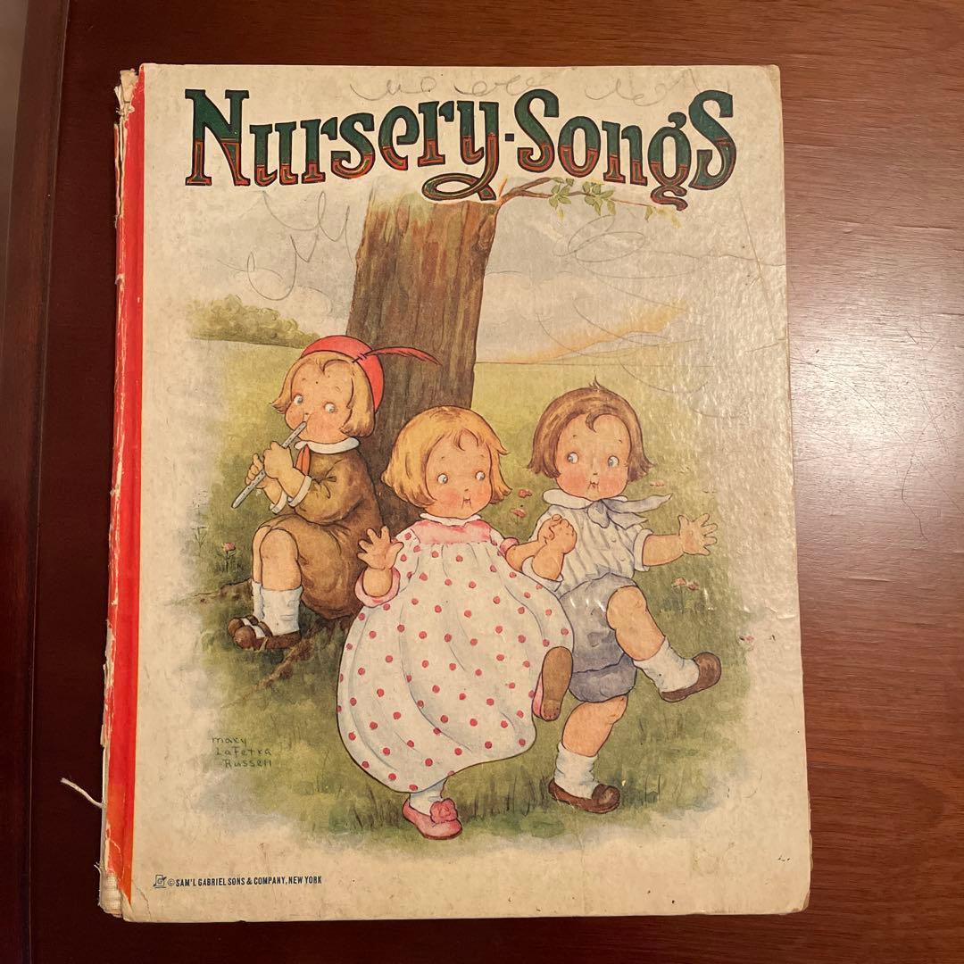 アンティーク楽譜「Nursery Songs」
