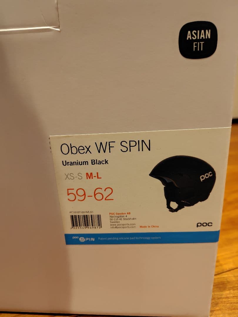 POC ポックOBEX WF SPIN アジアンフィット 日本正規品