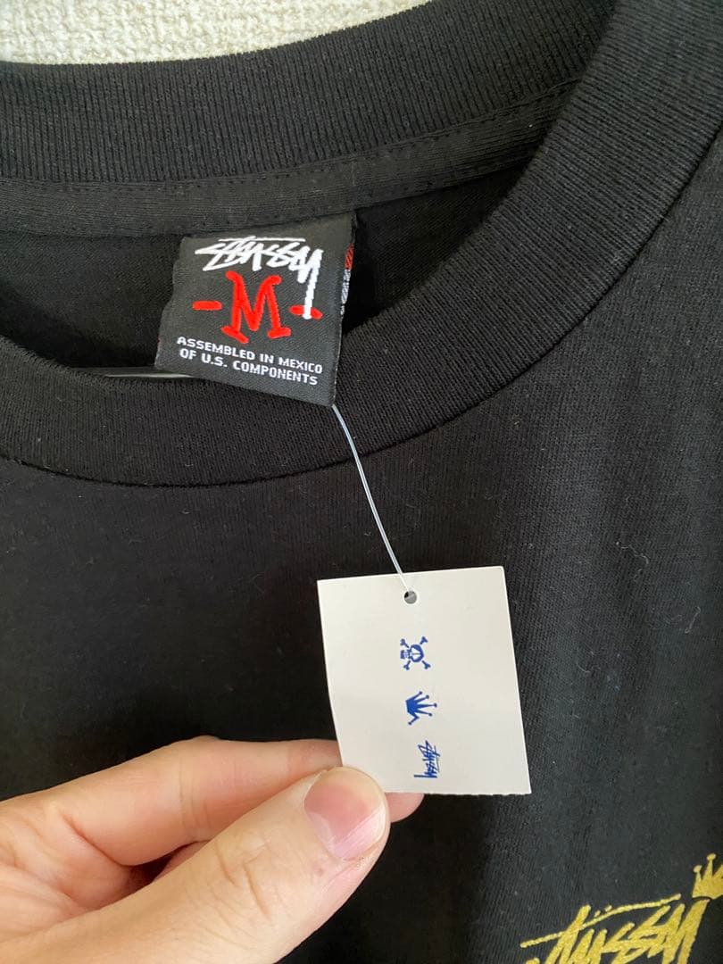 タグ付き old stussy ミラノ店オープン記念 ロンT Mサイズ