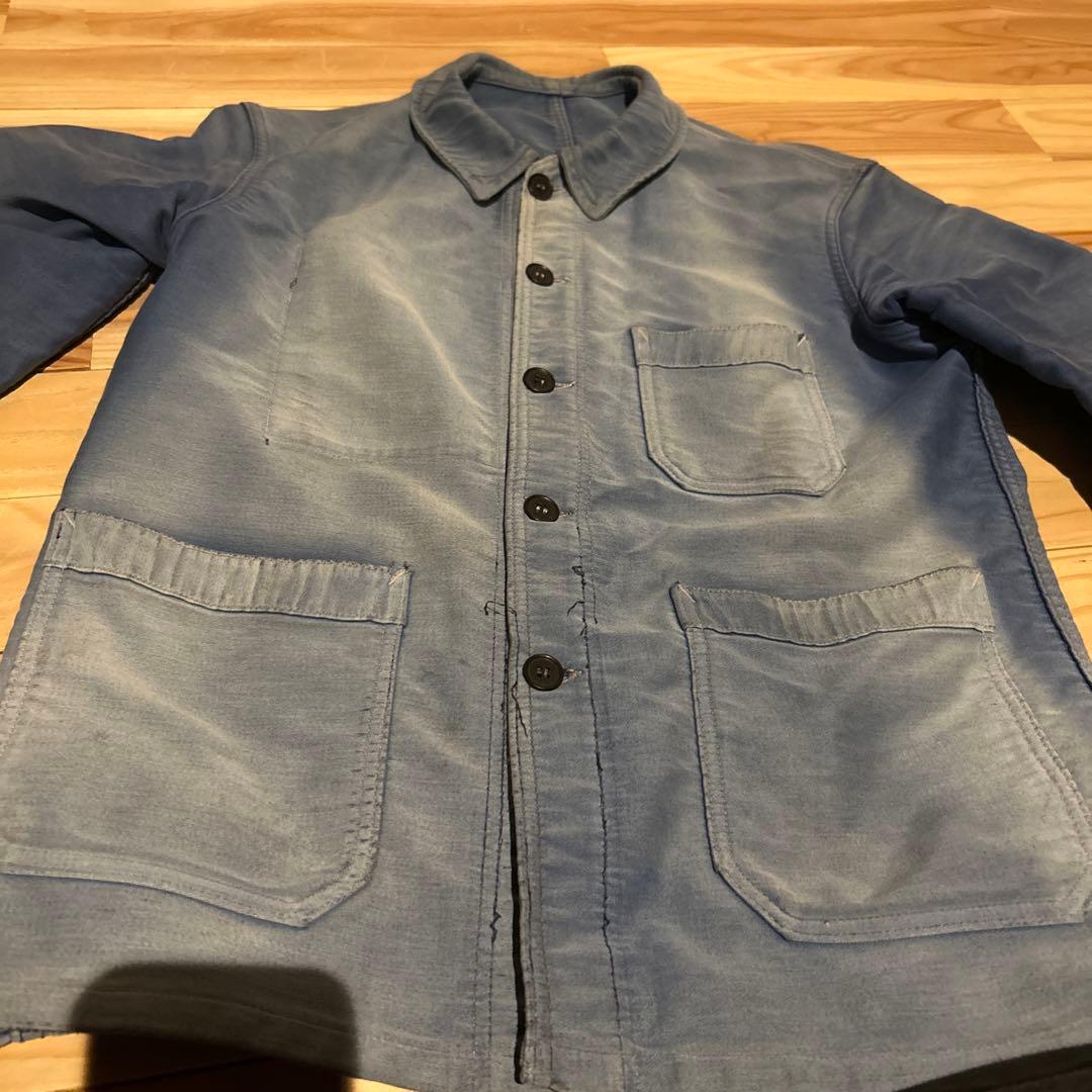 フランスビンテージ　モールスキンジャケット