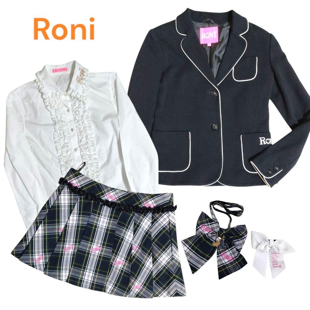 RONI 　セットアップ　卒服　スーツ スカートセット　黒　XL　5点セット